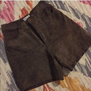 Suede shorts vintage